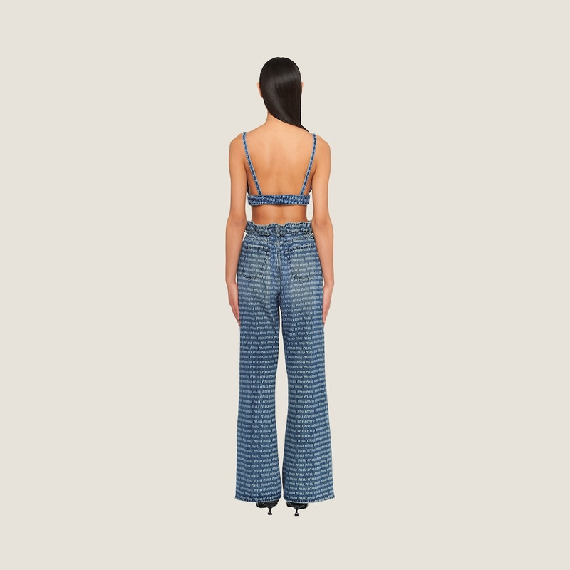 Miu Miu Denim pants outlook