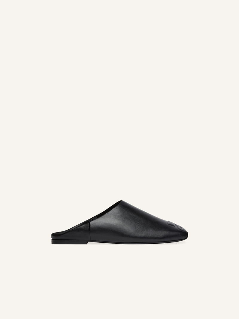 HERITAGE LEATHER MULES 1