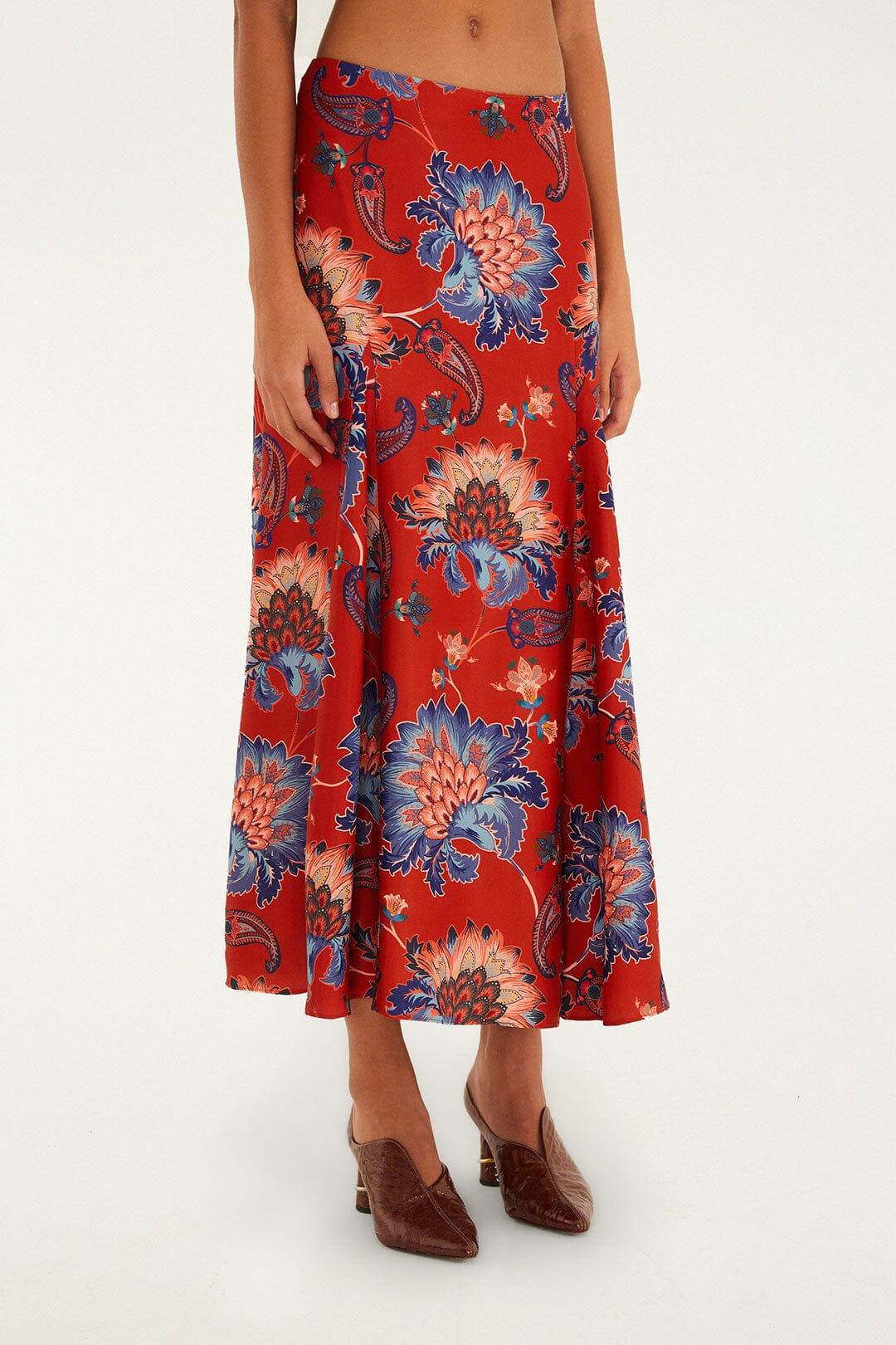 Red Luang Lenzing™ Maxi Skirt - 2