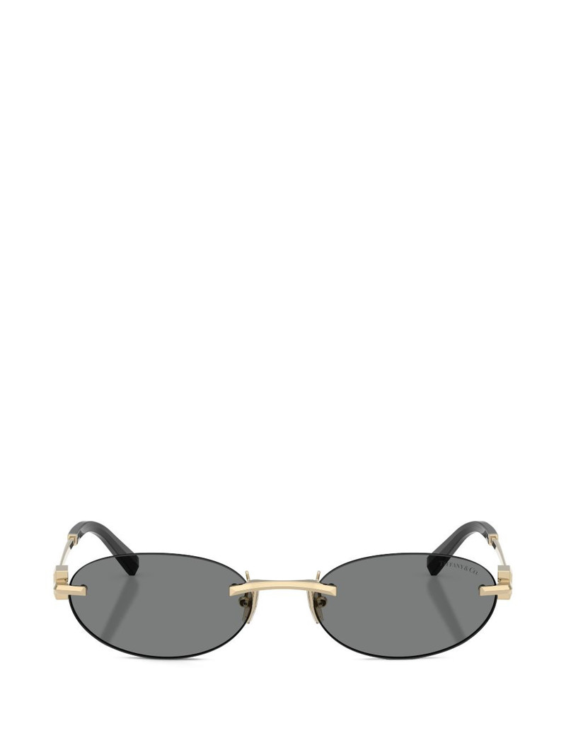 oval-frame sunglasses 1