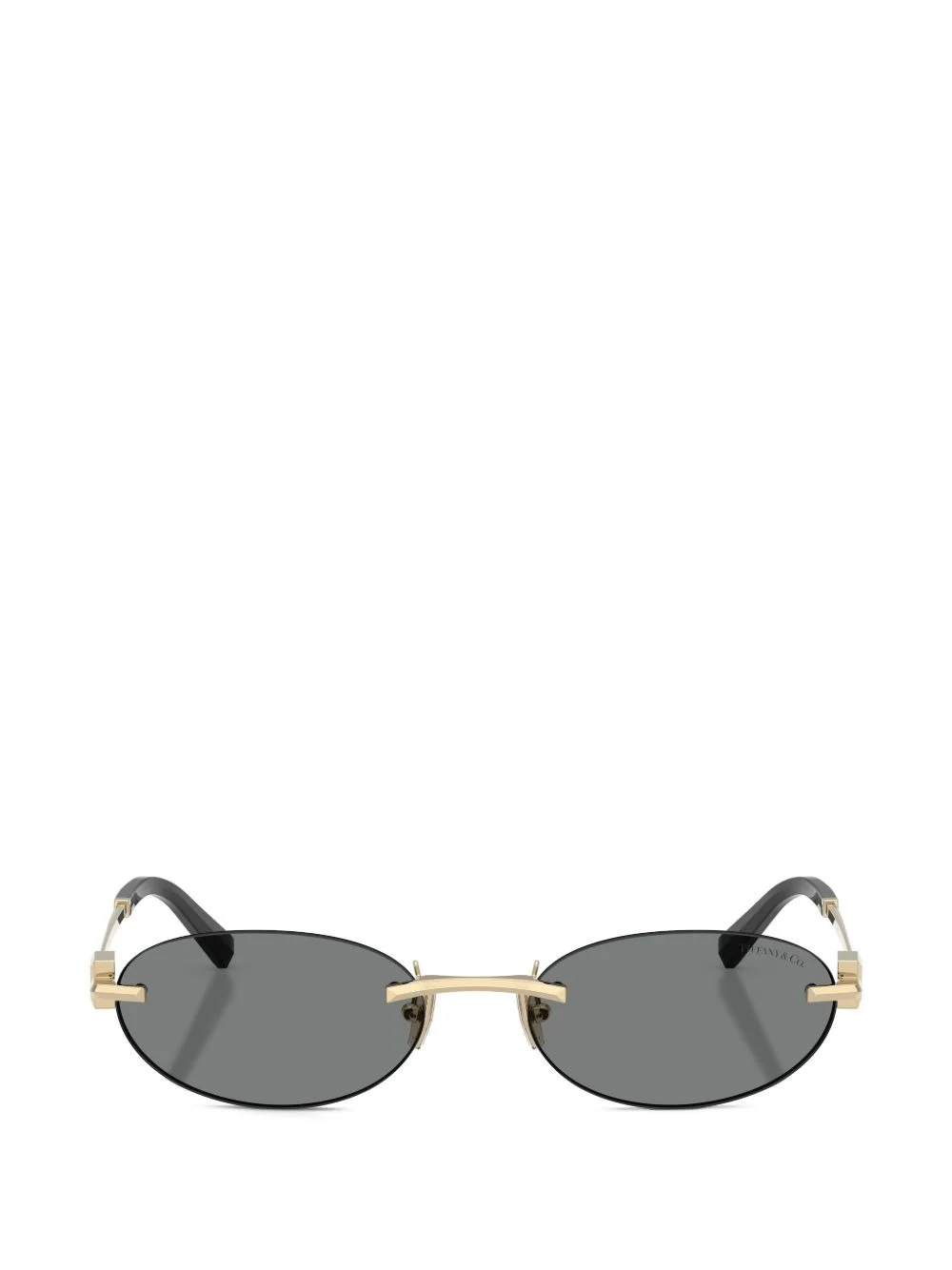oval-frame sunglasses - 1