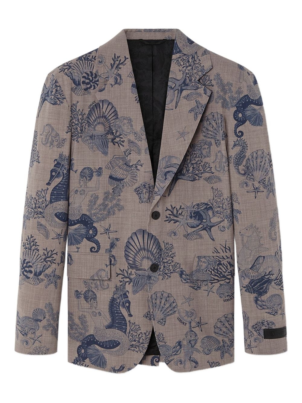 Coral Theatre single-breasted wool blazer - 1