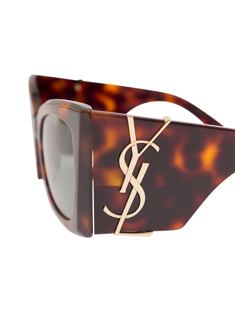 Saint Laurent Women Sl M119 Blaze Sunglasses In Brown Acetate Woman - 3