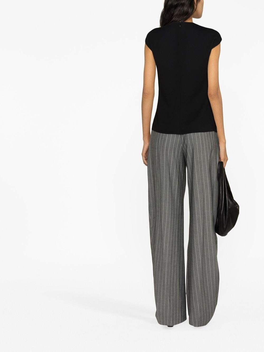 ring-hardware cold-shoulder T-shirt - 3