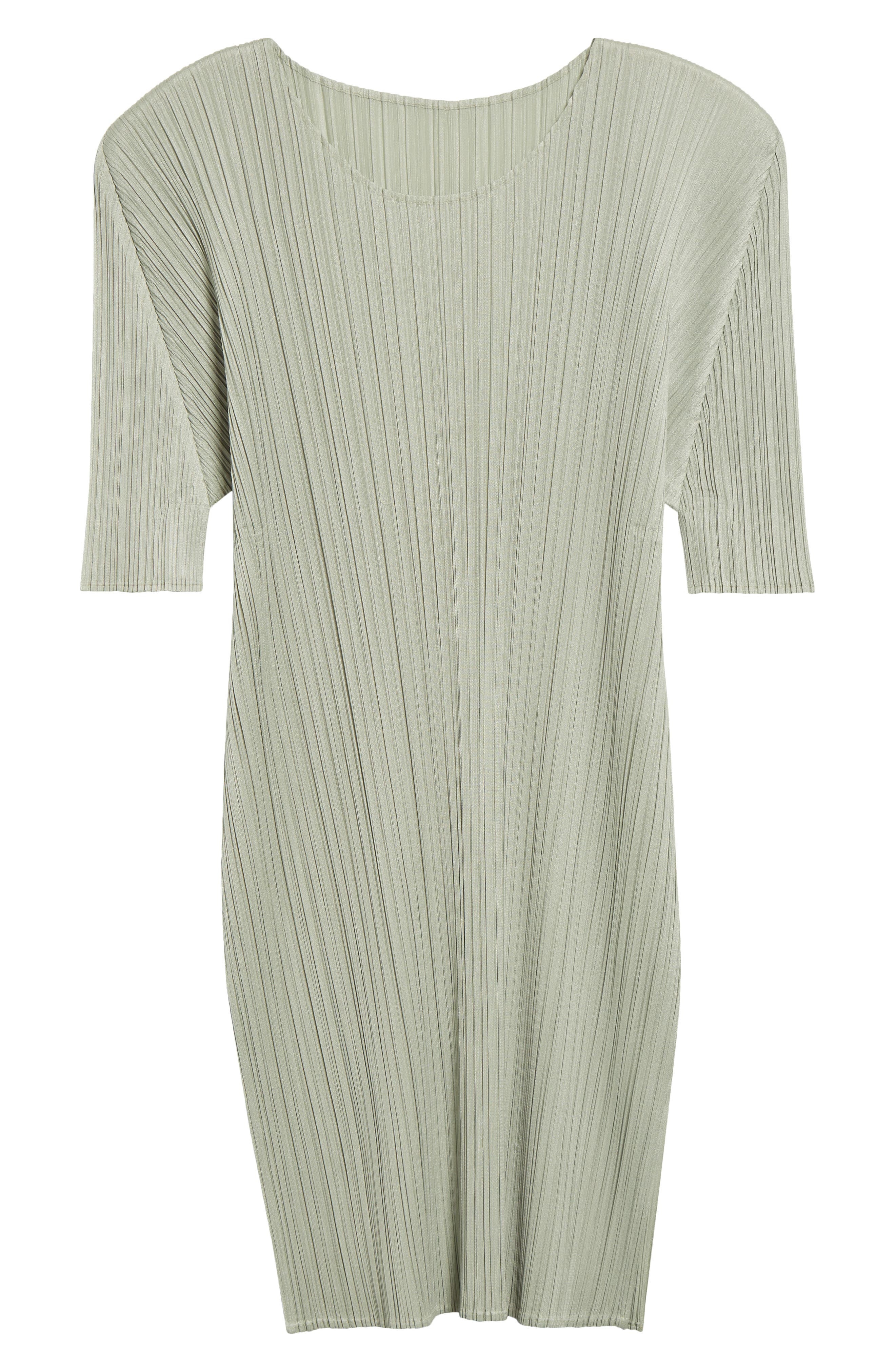 Pleats Please Issey Miyake Monthly Colors June Pleated Tunic in Pastel Green at Nordstrom - 6