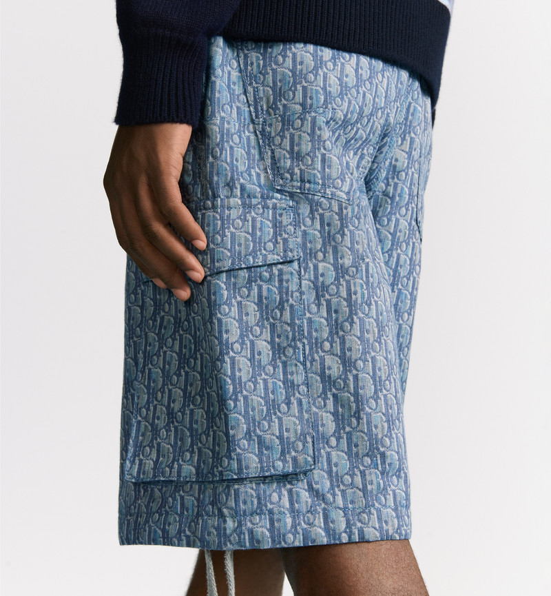 Dior Oblique Bermuda Cargo Shorts 4