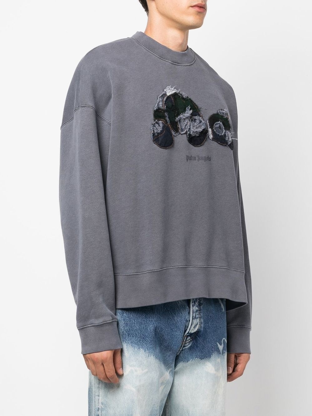 bear-print sweatshirt - 3