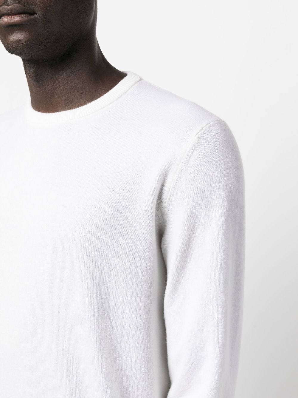 crew neck cashmere sweater - 5