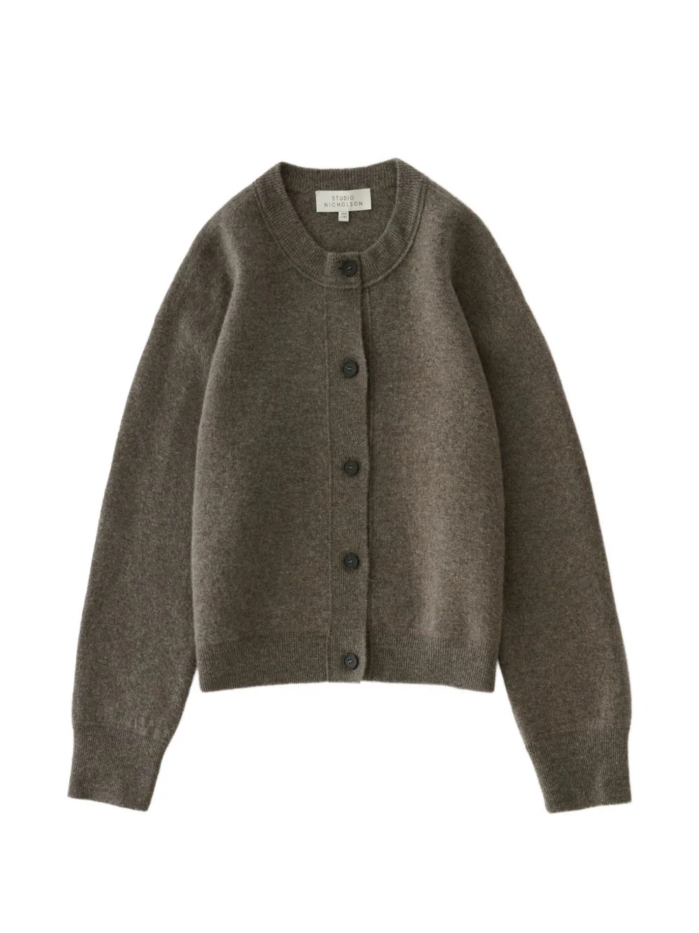 Arvine crew-neck cardigan - 1