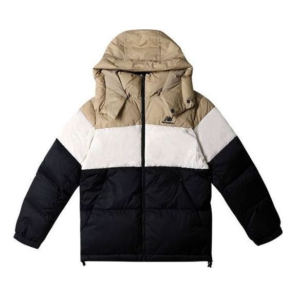 New Balance Winter Two Sides Down Jacket 'Beige White Black' NPA43013-BK - 1