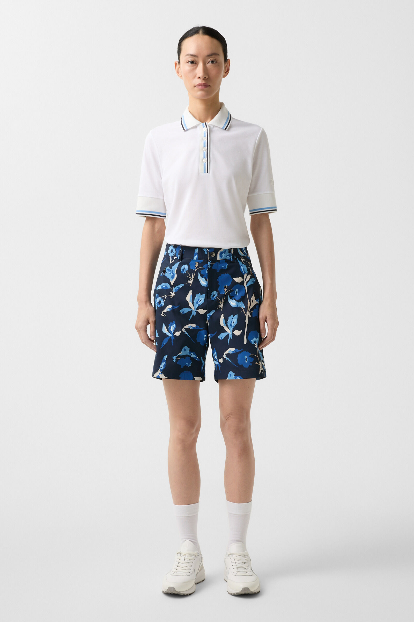 Rike functional shorts in Navy blue/light blue - 4
