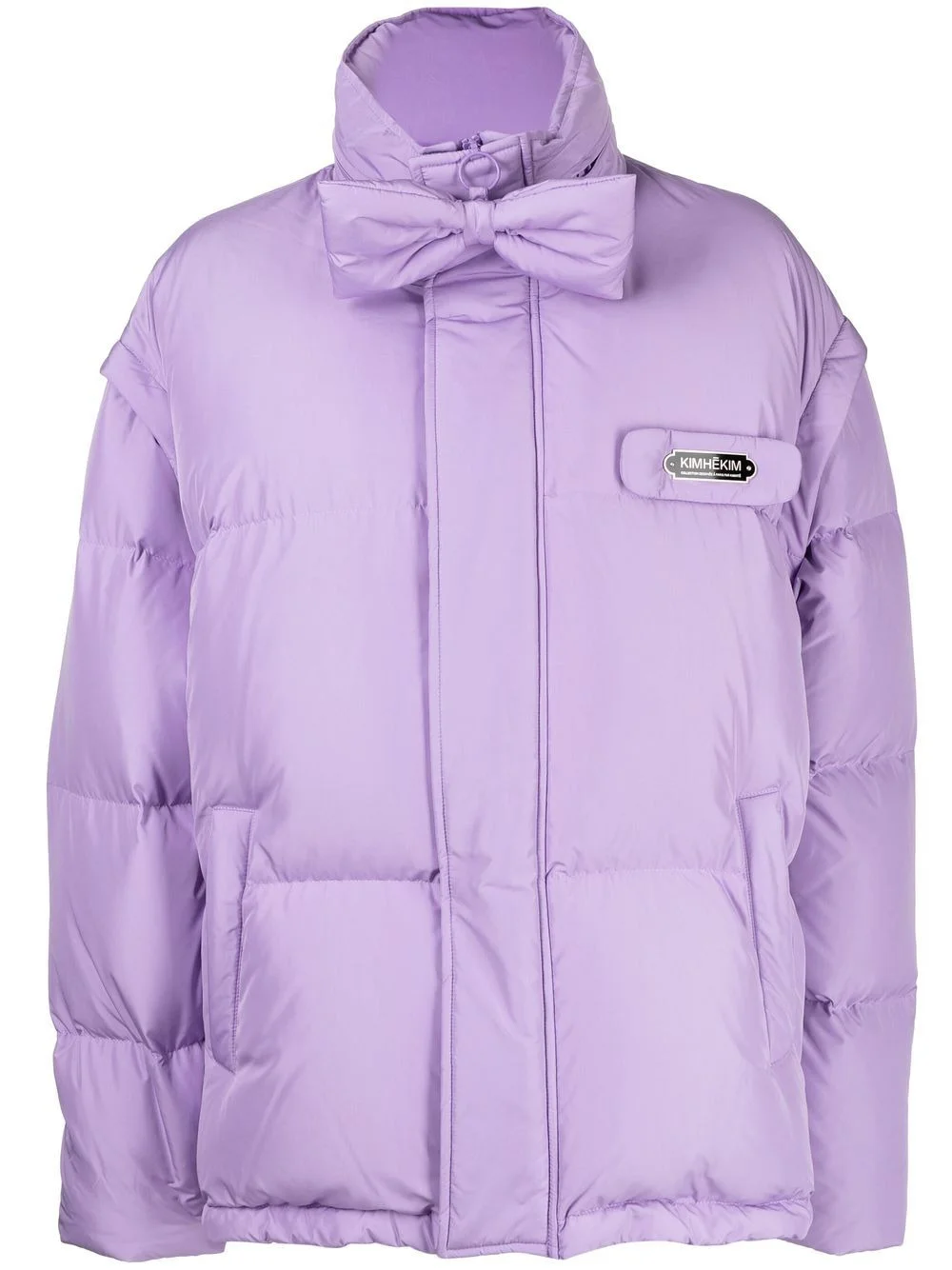 detachable-sleeve puffer jacket - 1