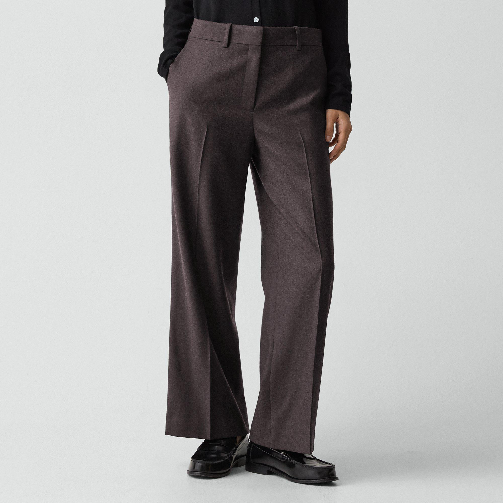Classic Straight Pant in Sleek Flannel - 5