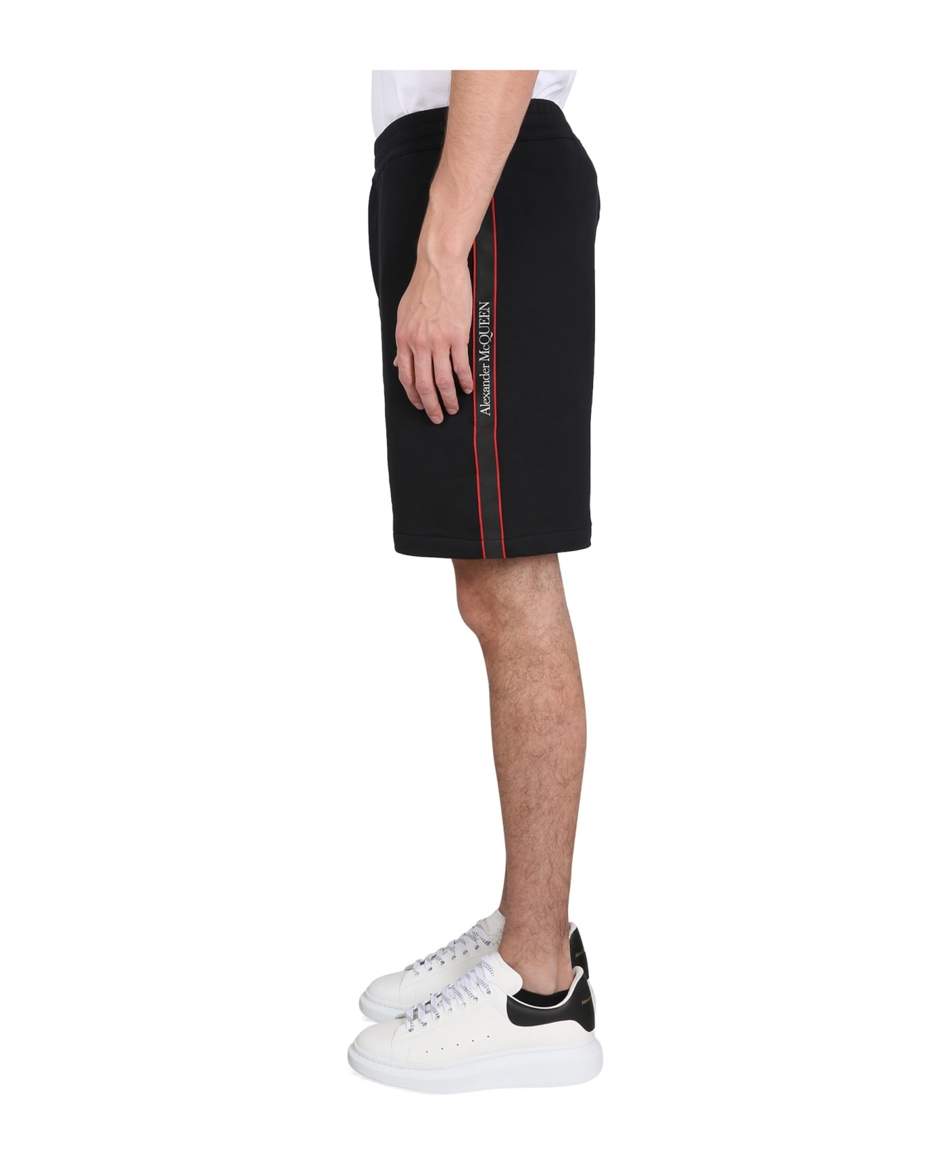 Bermuda Shorts With Selvedge Logo Band - 3