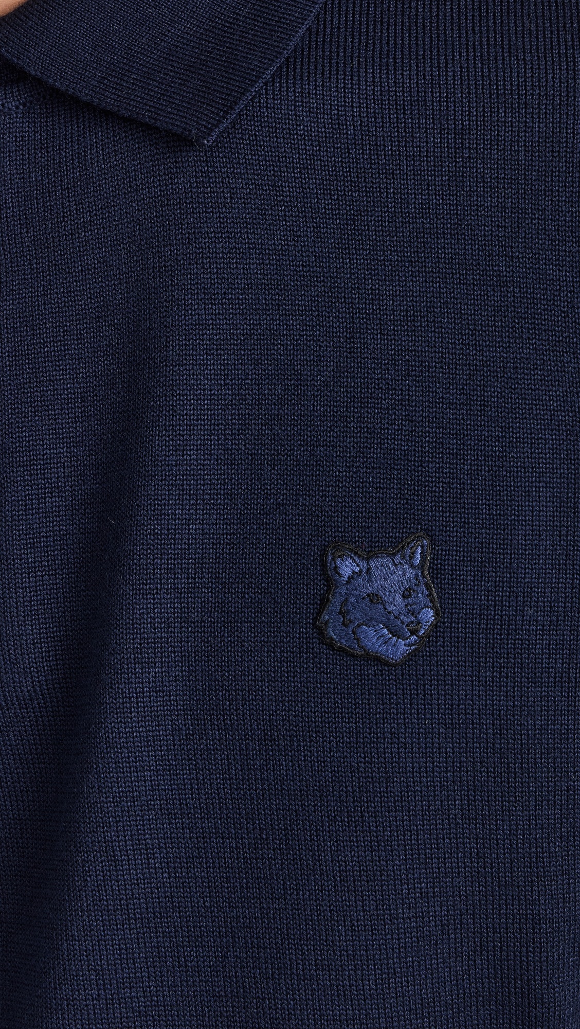 Bold Fox Head Polo Sweater - 5