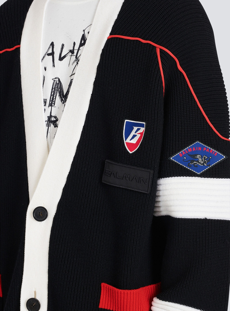Balmain Oversized B-Sporty Boxy cardigan outlook