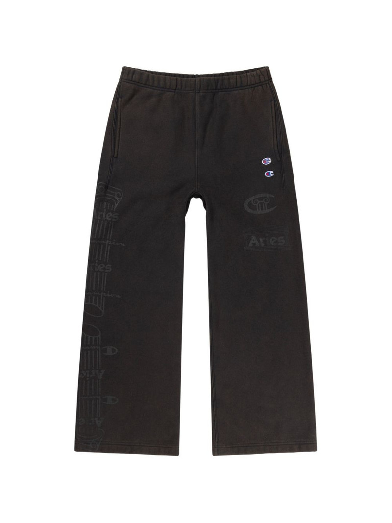 logo-print trousers 1