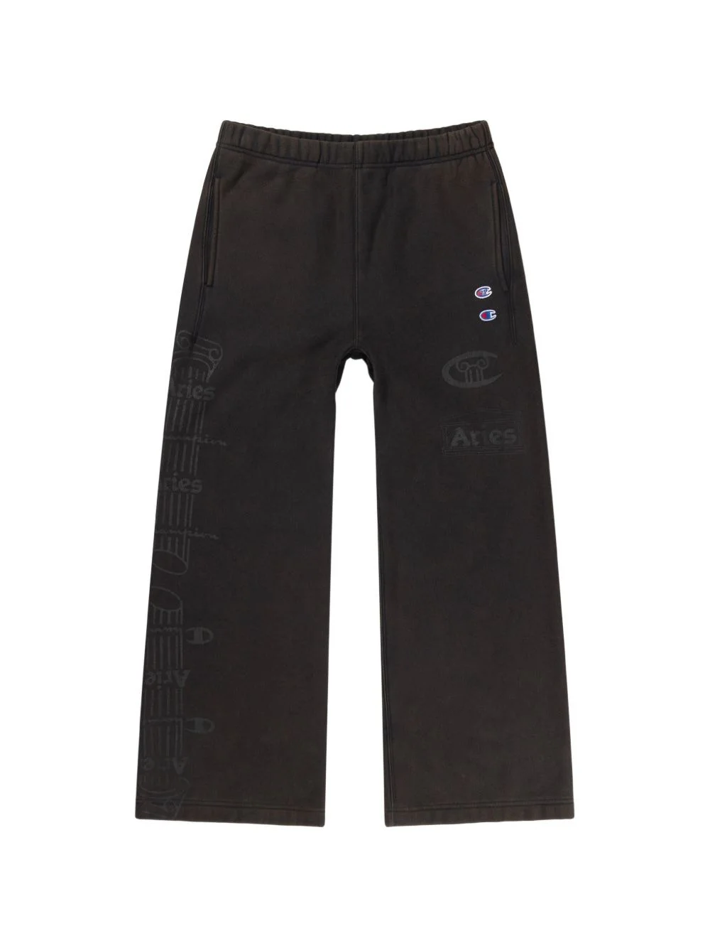 logo-print trousers - 1
