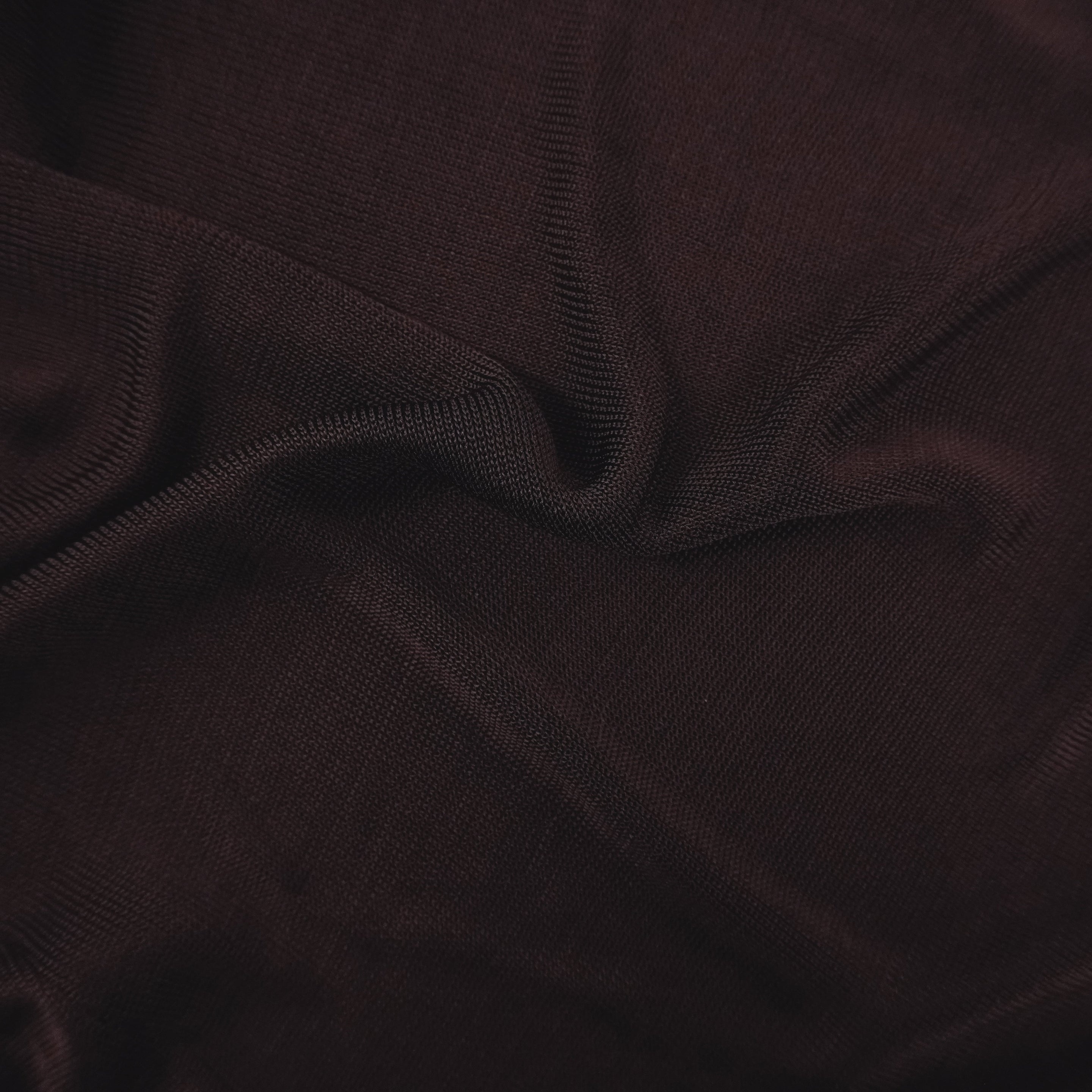 Brown Viscose Knit Maxi Dress - 5
