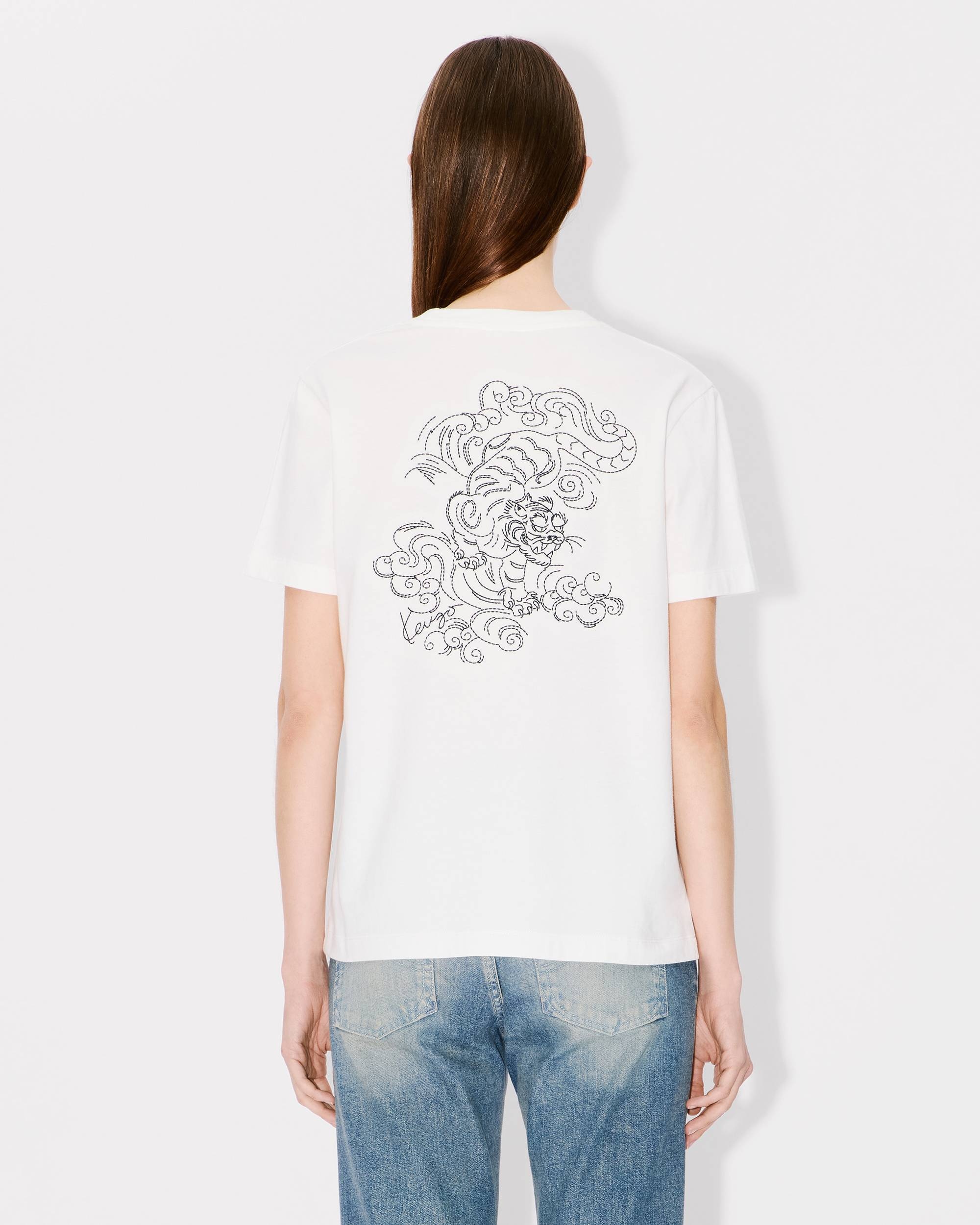 'KENZO Star Tiger' embroidered loose T-shirt - 4