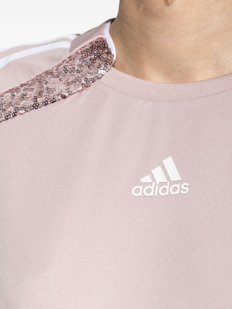 Teamgeist sequin-panelled jersey 5