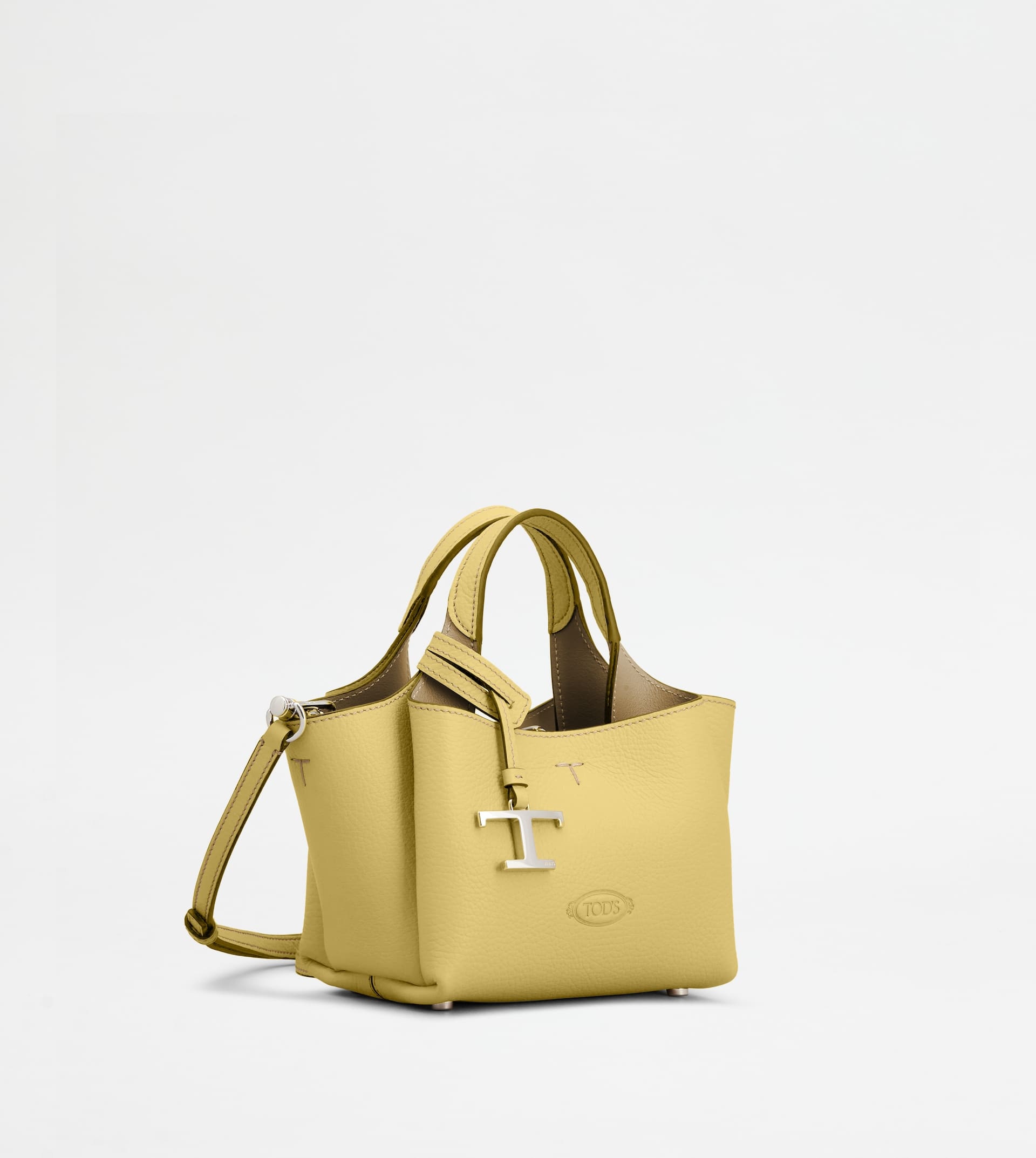 BAG IN LEATHER MICRO - YELLOW - 2