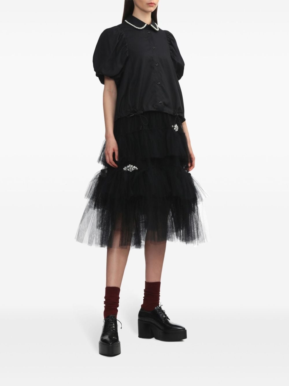 tulle tiered skirt - 2