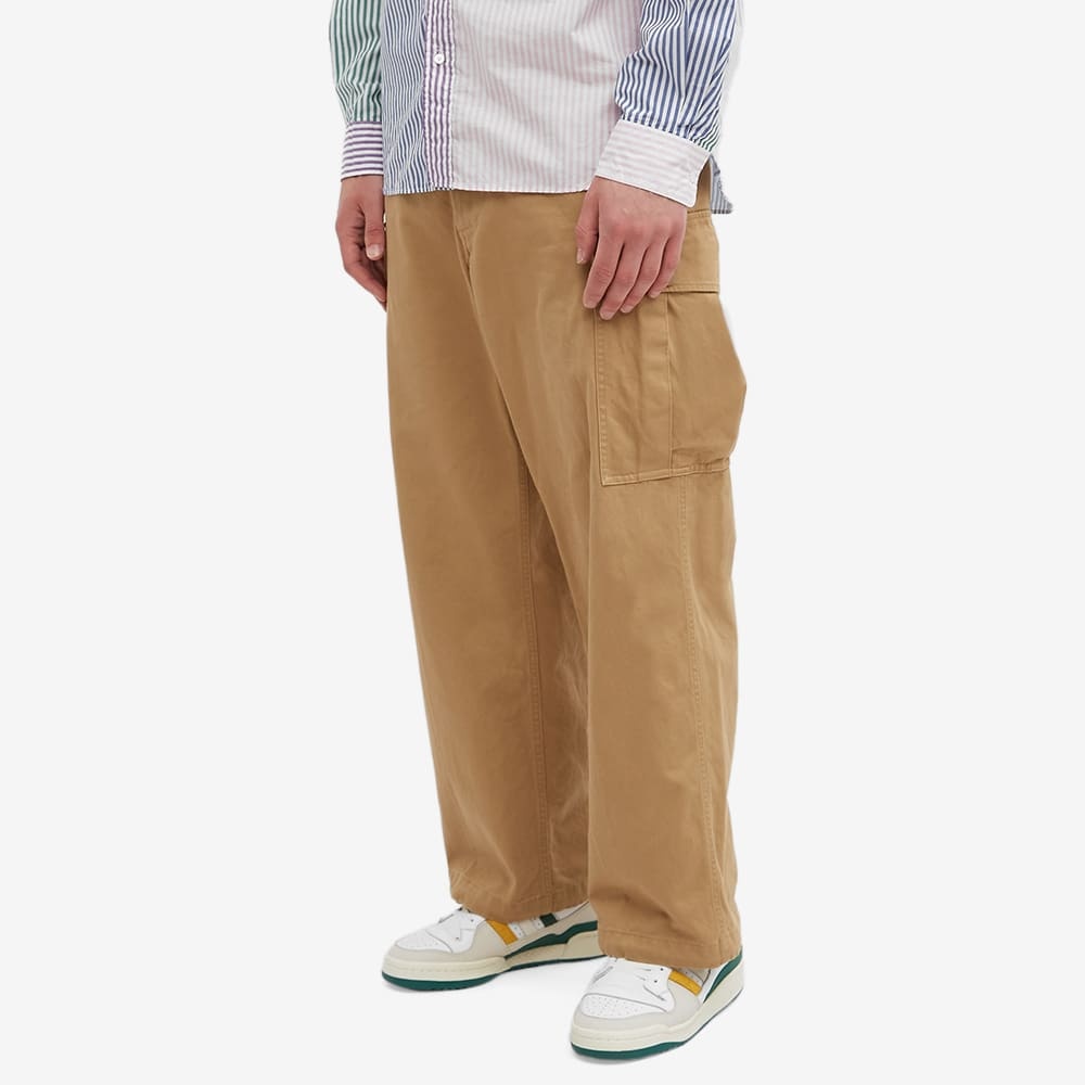 Beams Plus Wide Trousers Twill Khaki