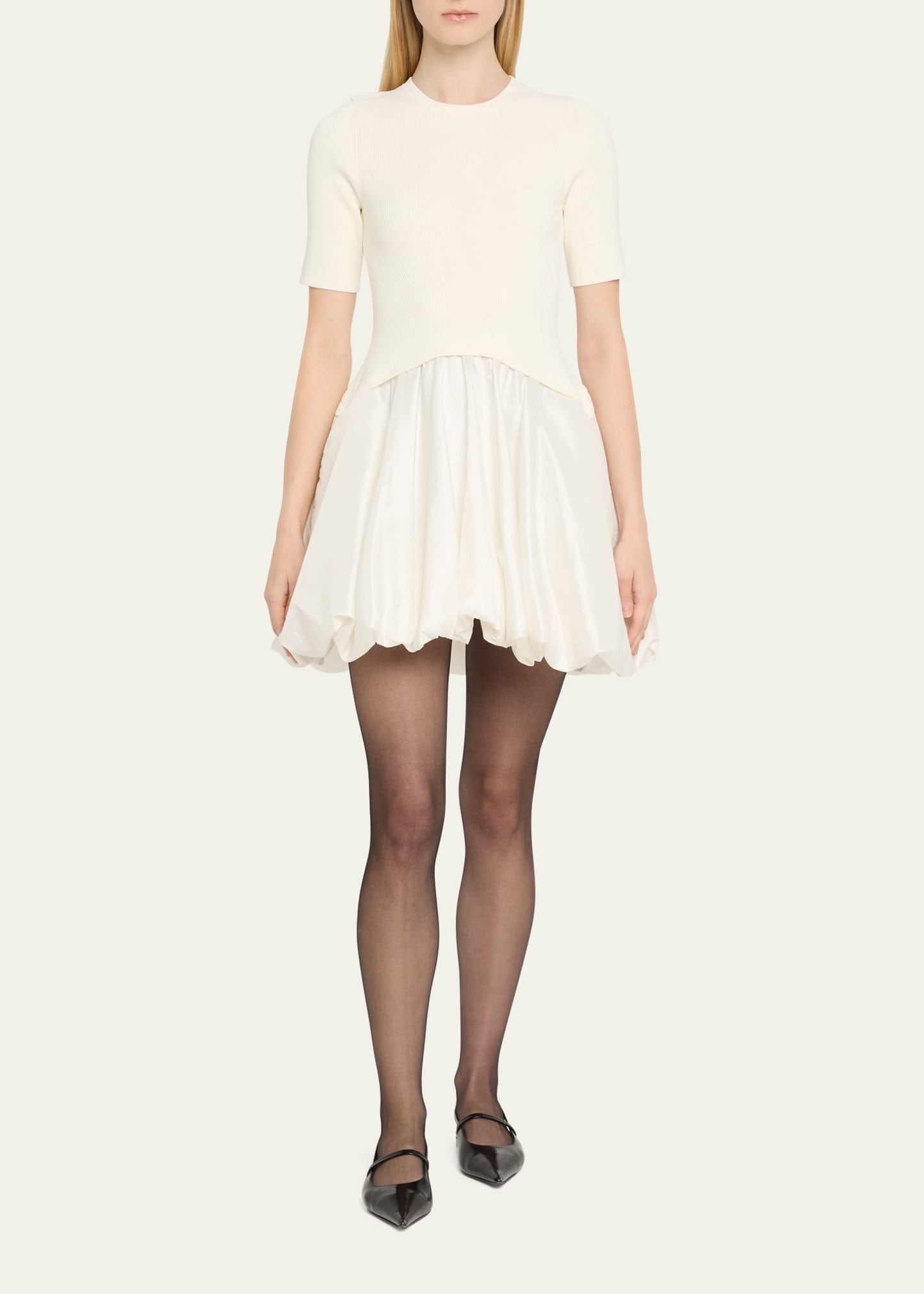 Kenny Short-Sleeve Bubble Dress - 2