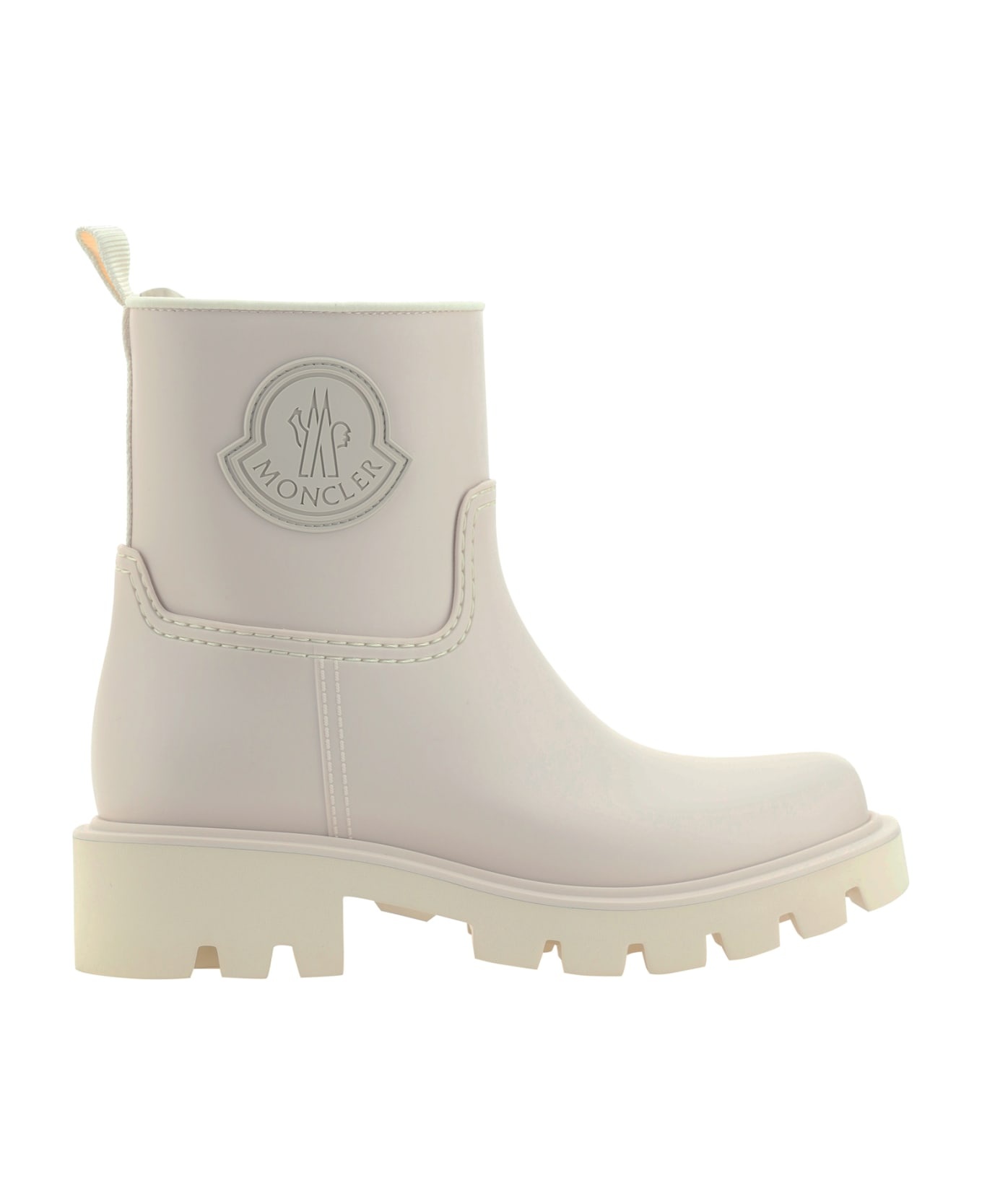 White Kicktream Rain Ankle Boots - 1