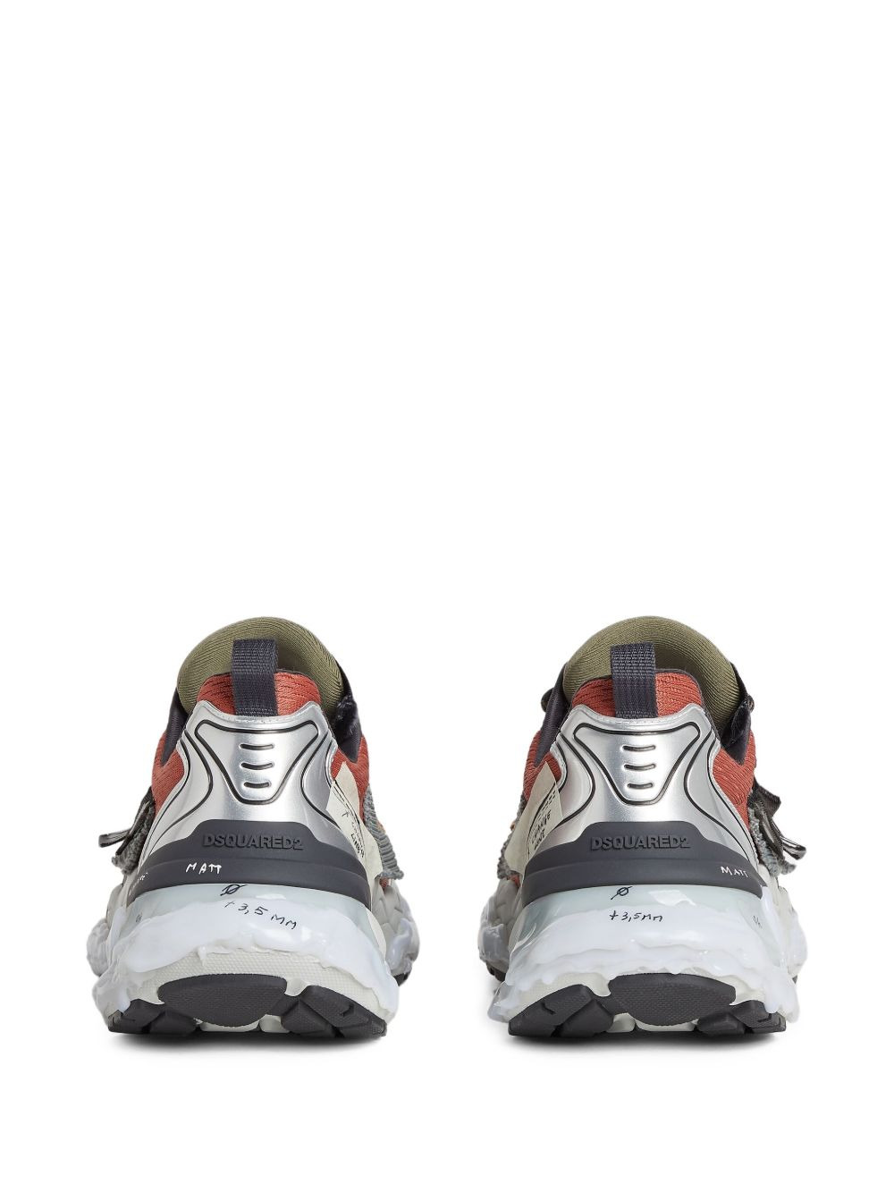 lace-up sneakers - 3