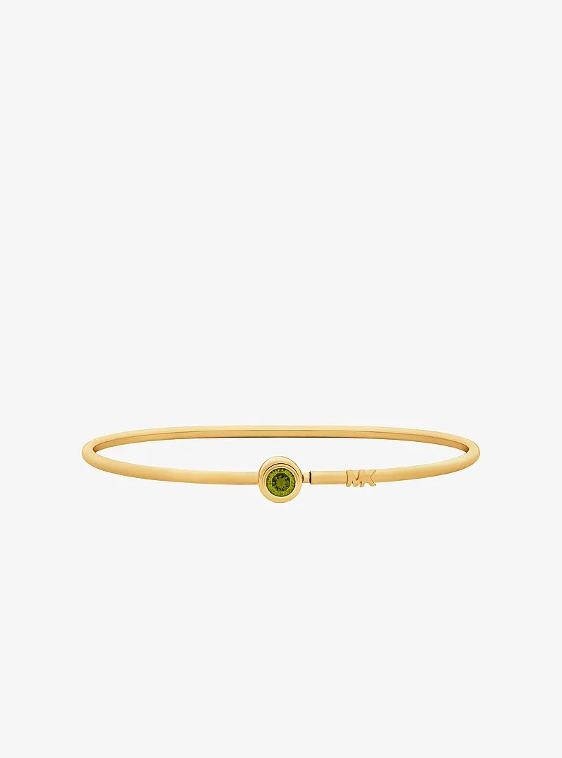 Round Stone Bangle - 1