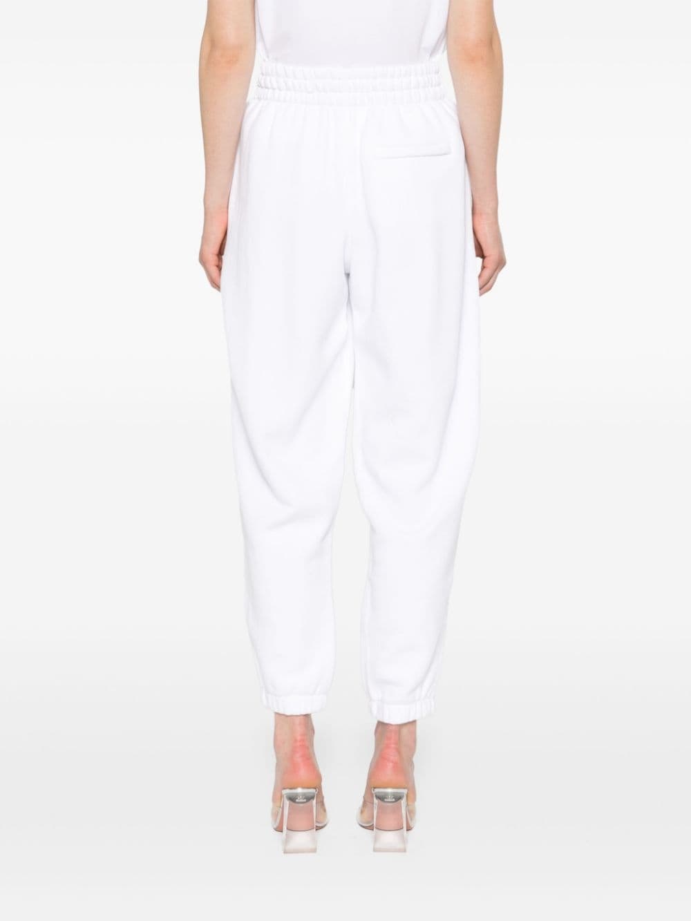 logo-print cotton track pants - 4