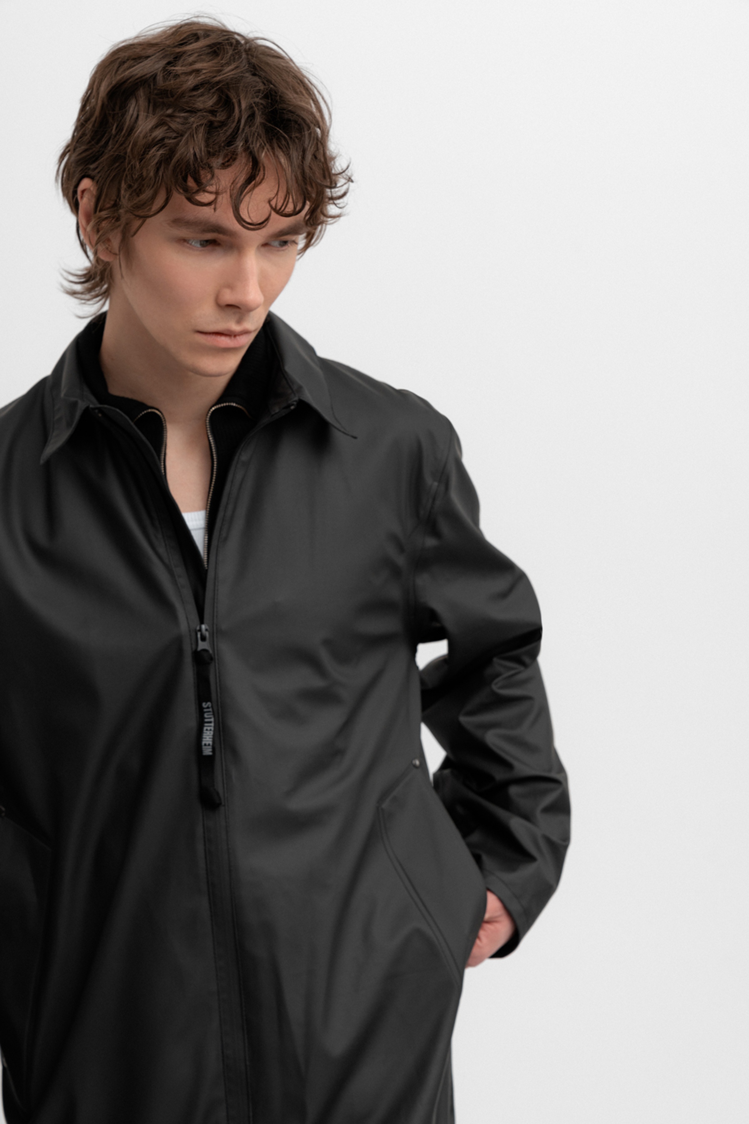 Portabello Lightweight Parka Black - 15
