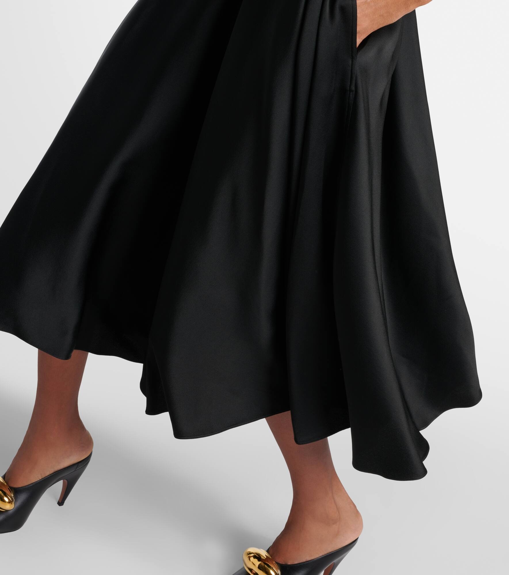 Cotton-blend midi dress - 5