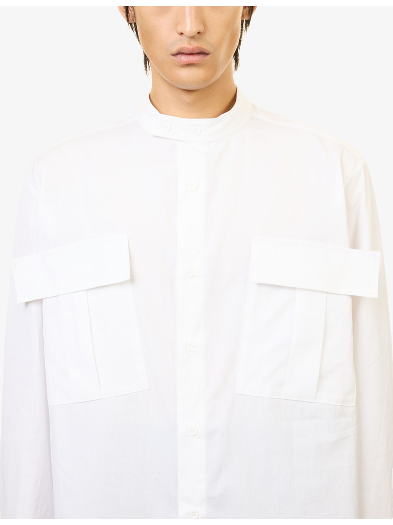 Flap-Pocket Relaxed-Fit Cotton Shirt 6