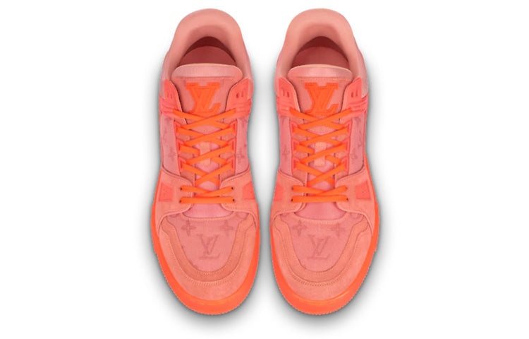 LOUIS VUITTON x Virgil Abloh Trainer Sneakers 'Virgil Peach' 1A8KCS - 2
