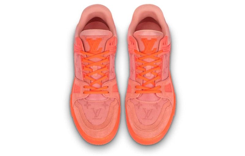Louis Vuitton LOUIS VUITTON x Virgil Abloh Trainer Sneakers 'Virgil Peach' 1A8KCS outlook