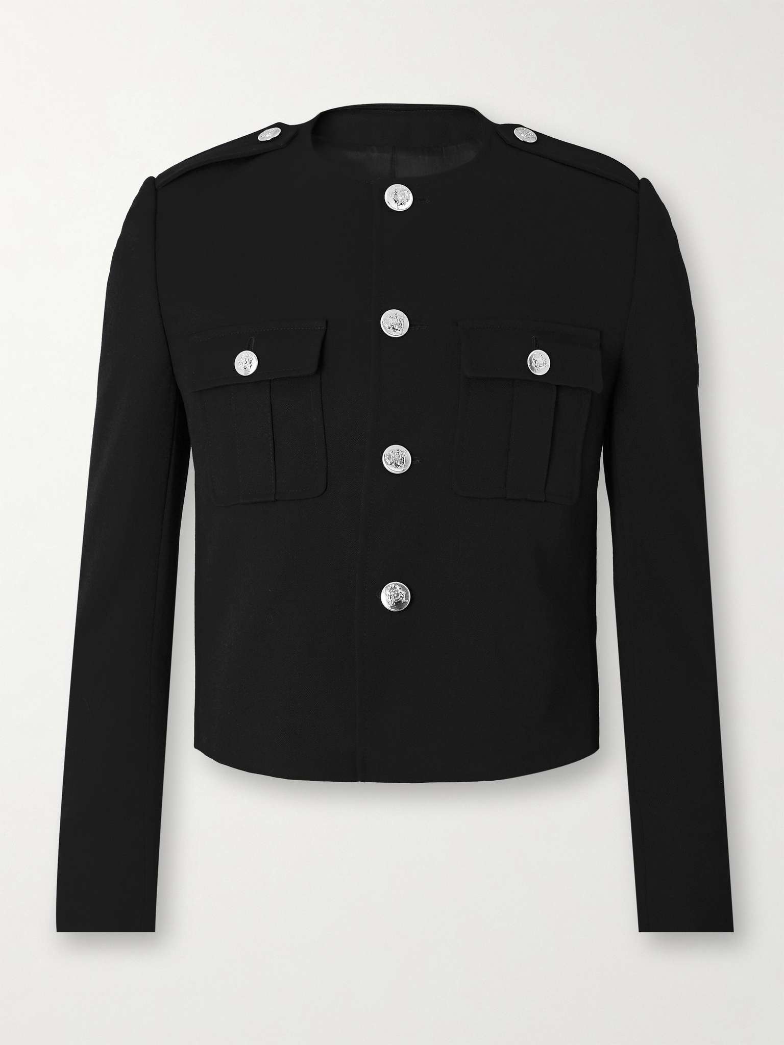 ジャケット CELINE | CHASSEUR JACKET IN CASHMERE FLANNEL chasseur jacket in cashmere flannel - BLACK | CELINE