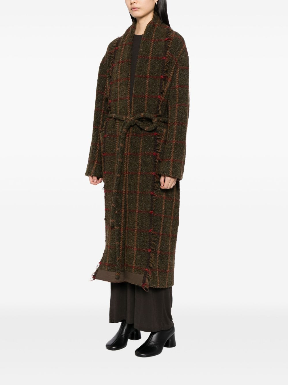 checked coat - 3