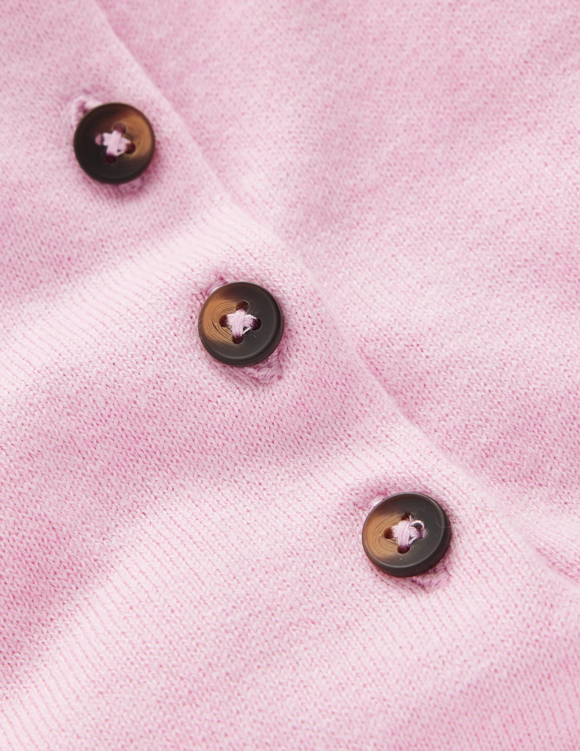 Collared Knitted T-shirt-Sheer Pink - 1