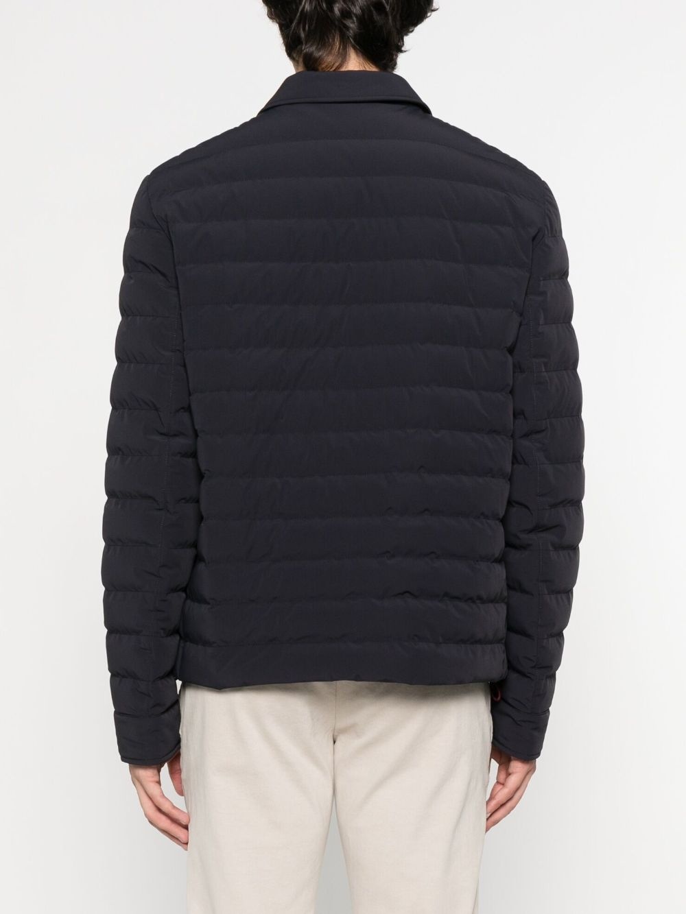 quilted snap-fit fastening jacket - 4