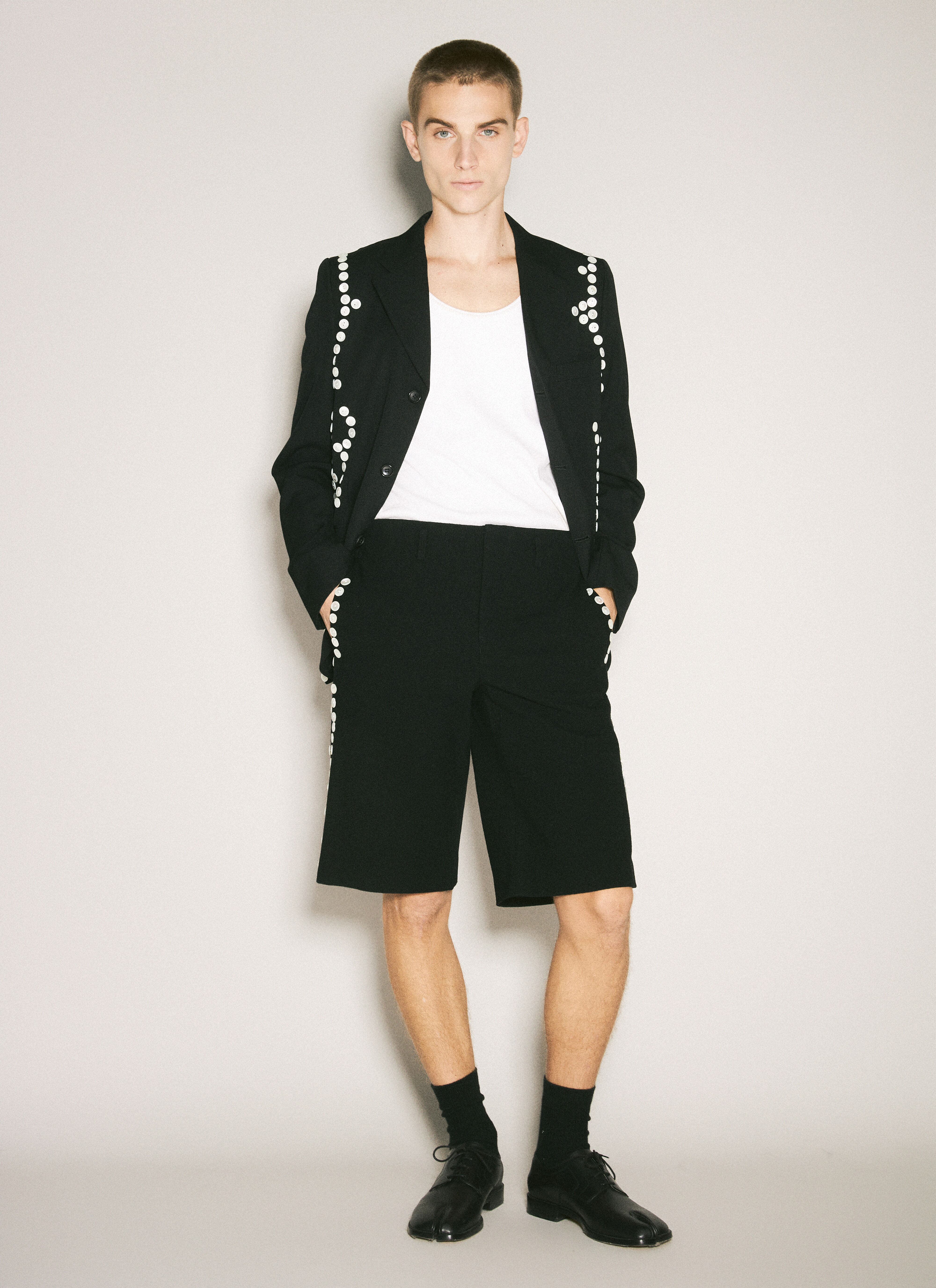 Button-Embellished Shorts - 2