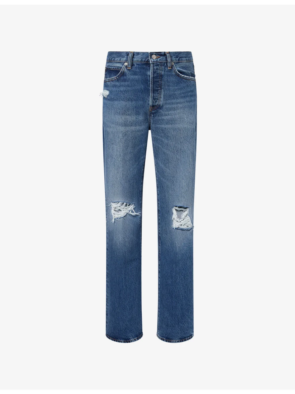The Vertical Straight-Leg Denim Jeans - 1