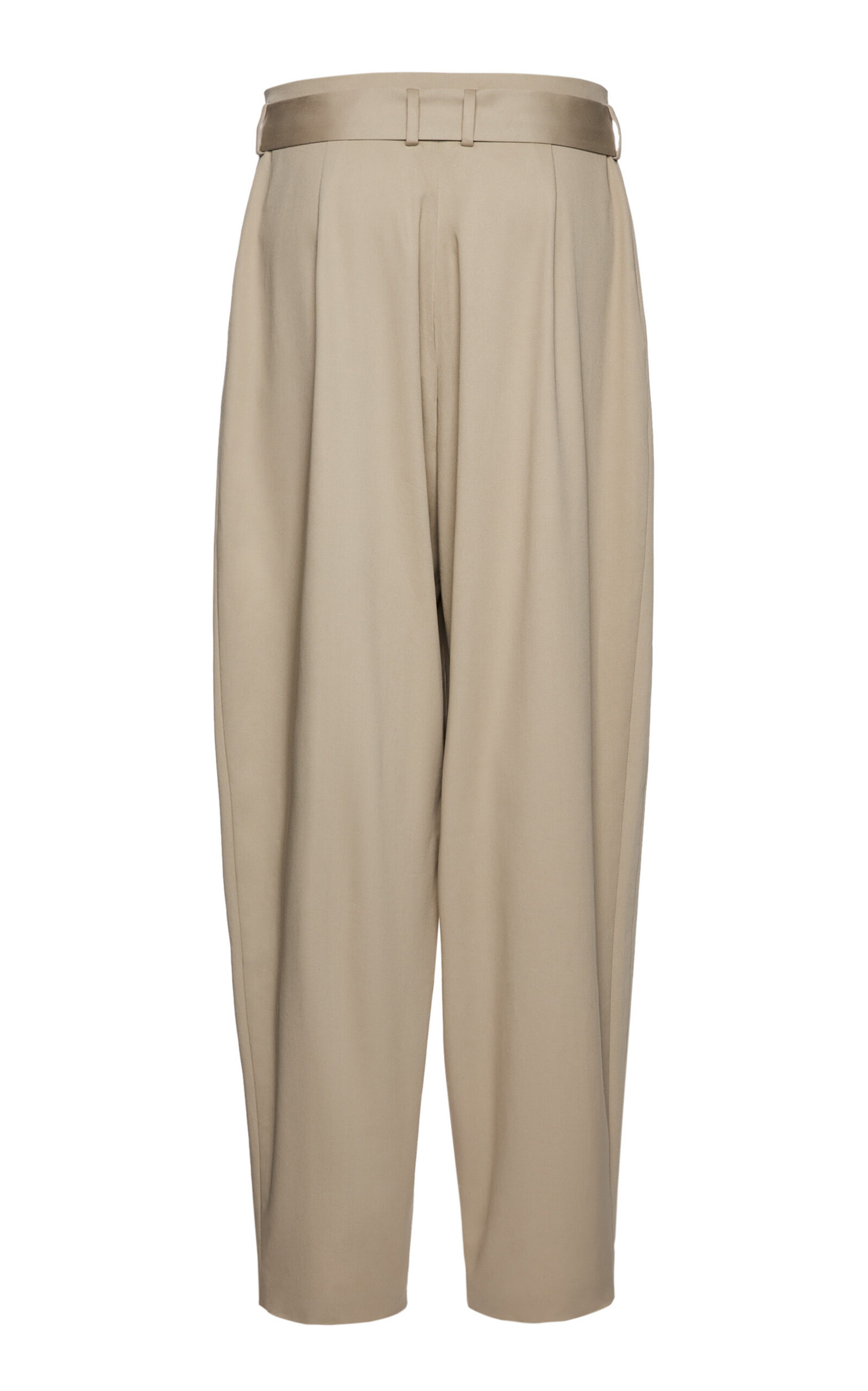Wide Leg Cotton Pants nude - 5
