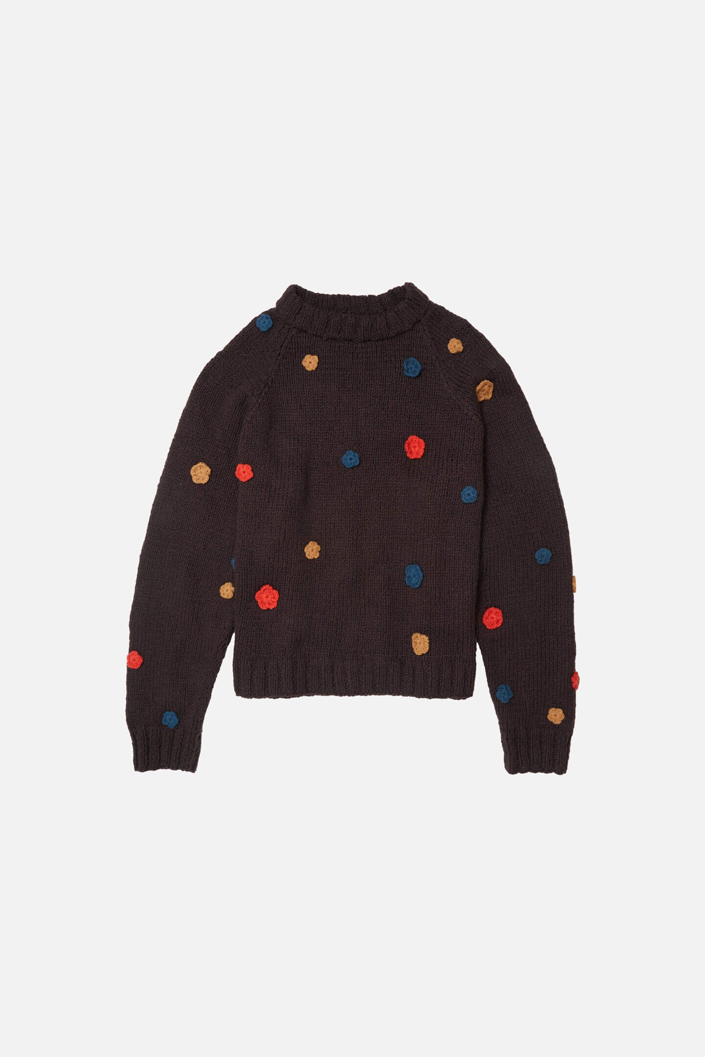 MIN FLOWERED OVERSIZED CREW - 1