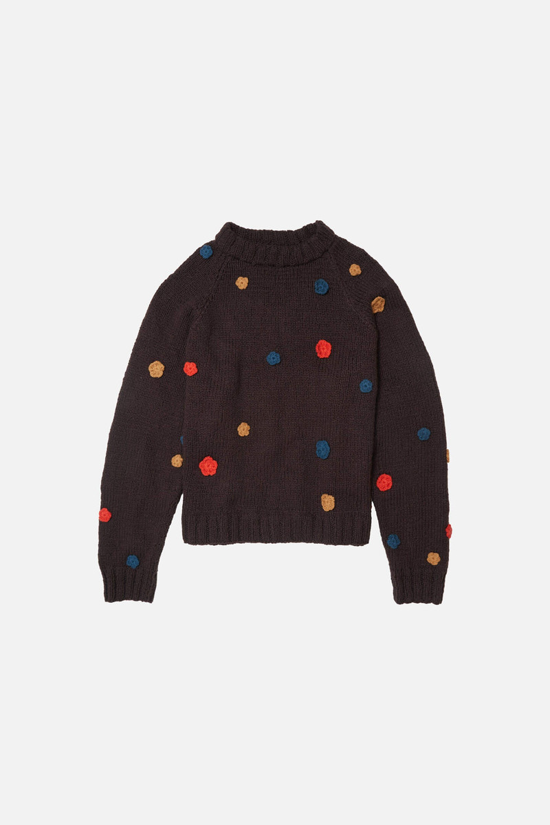 MIN FLOWERED OVERSIZED CREW 1