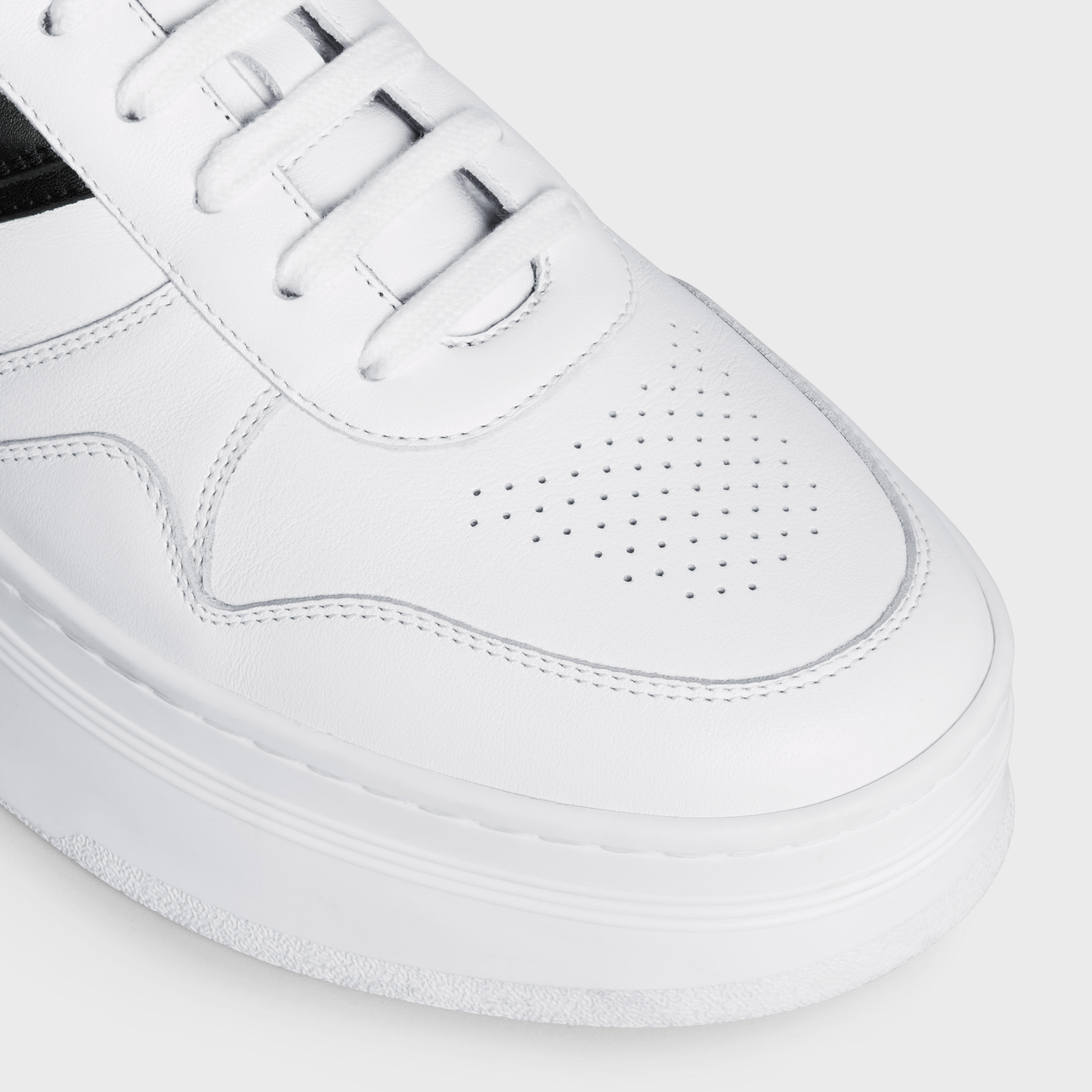 CELINE - BLOCK SNEAKERS WITH WEDGE in CALFSKIN - 4