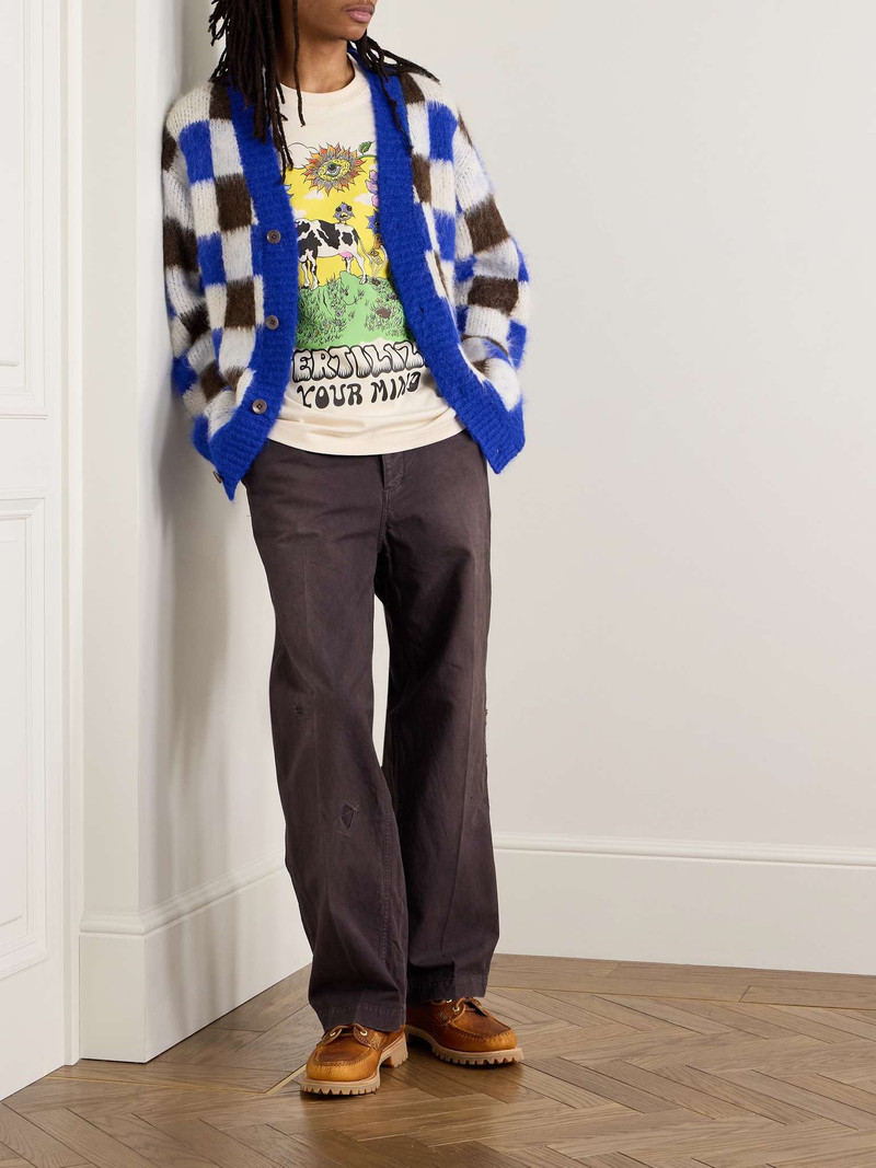 Story mfg. Grateful Logo-Print Organic Cotton-Jersey T-Shirt outlook