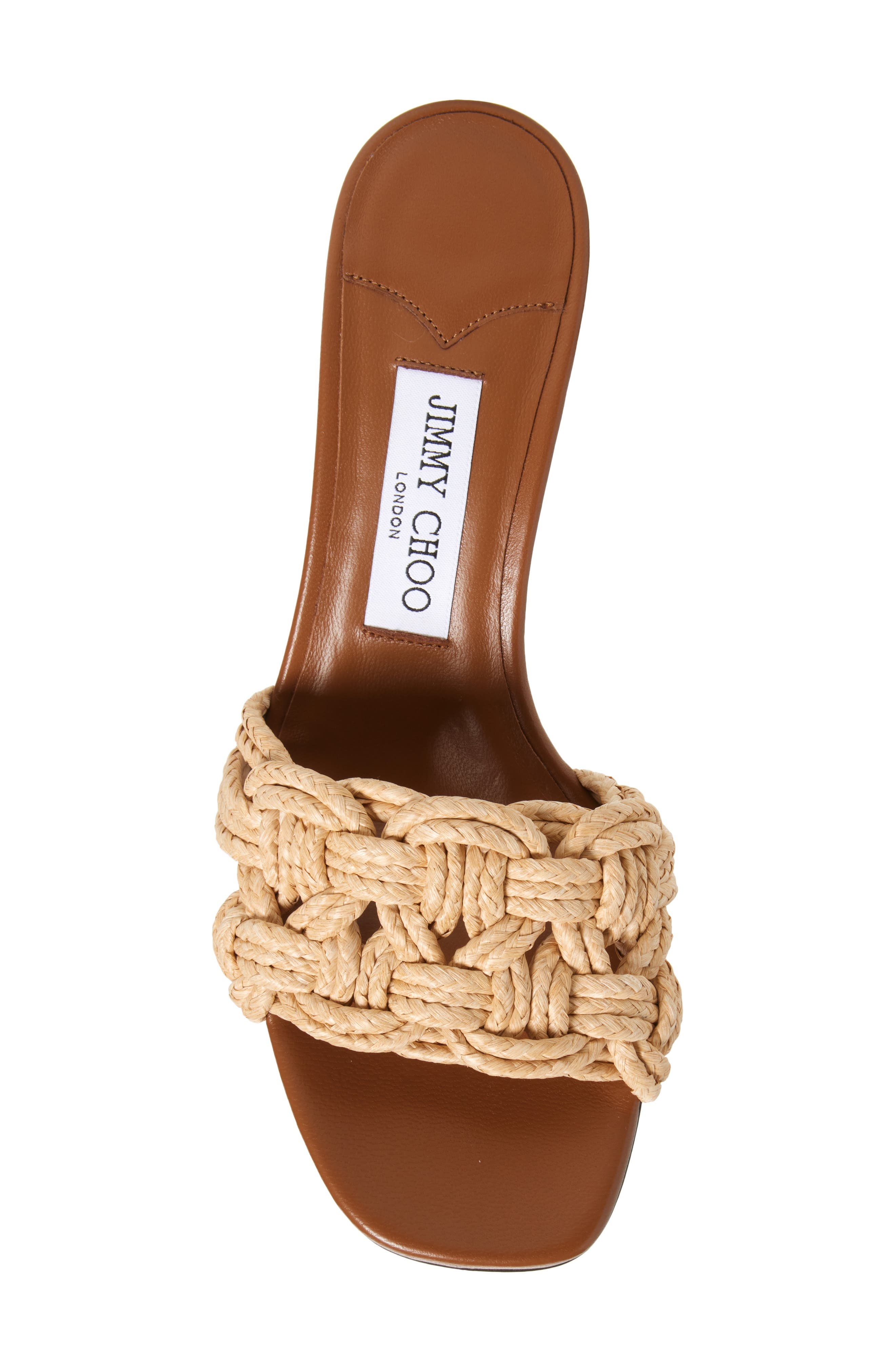 Jimmy Choo Chara Sandal in Tan/Natural at Nordstrom - 5
